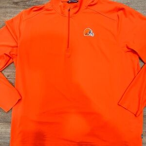 Cleveland Browns Men’s XXL Cutter & Buck  Quarter-Zip Pullover